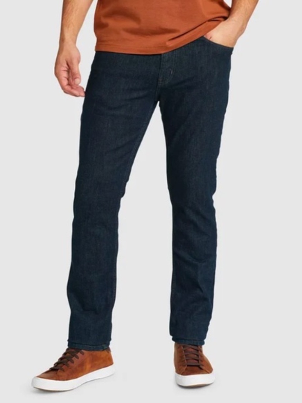 Eddie Bauer Men’s Comfort Flex Slim Fit Dark Rinse Jeans 32X30 NWT